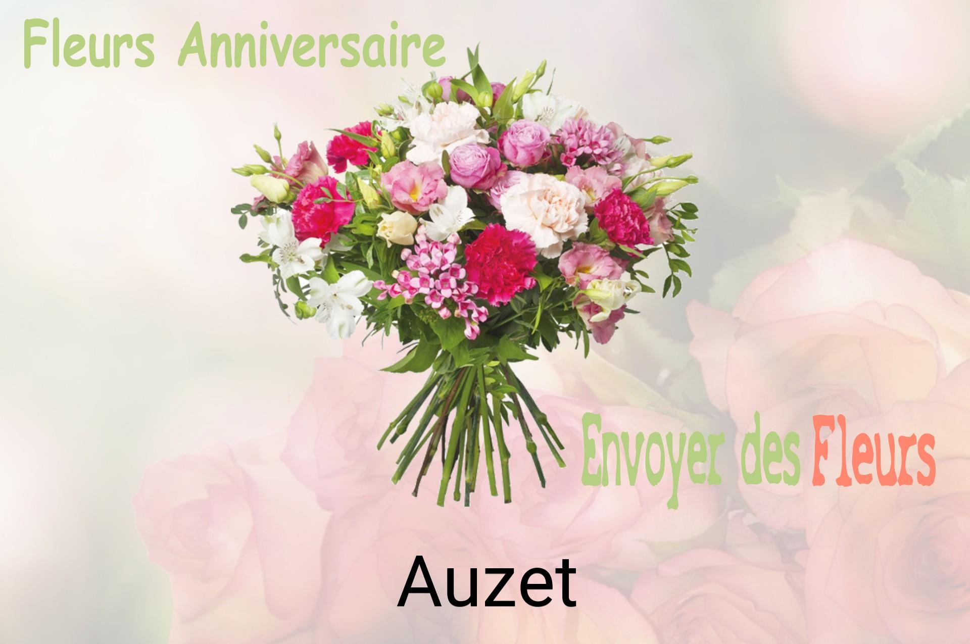 Bouquet de fleurs d’anniversaire livré à Auzet